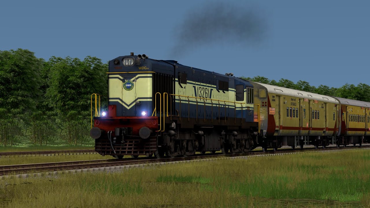 Kuvempu Express departs ARSIKERE JUNCTION| TS Classic