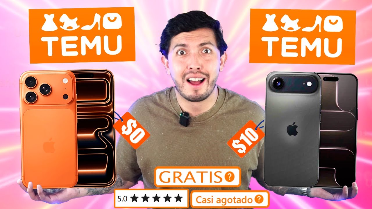 COMPRE LOS IPHONES 15,16,17 MAS BARATOS DE TEMU... ESTAFAS?