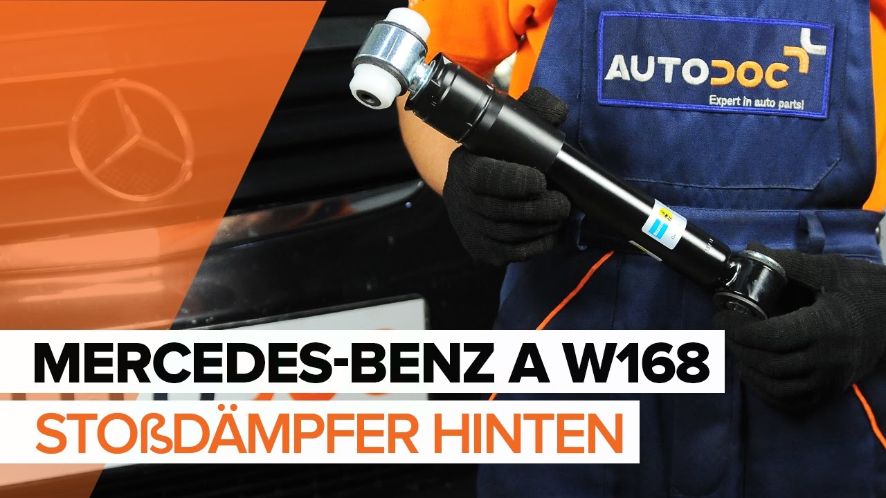Wie MERCEDES-BENZ A W168 Stoßdämpfer hinten wechseln TUTORIAL | AUTODOC
