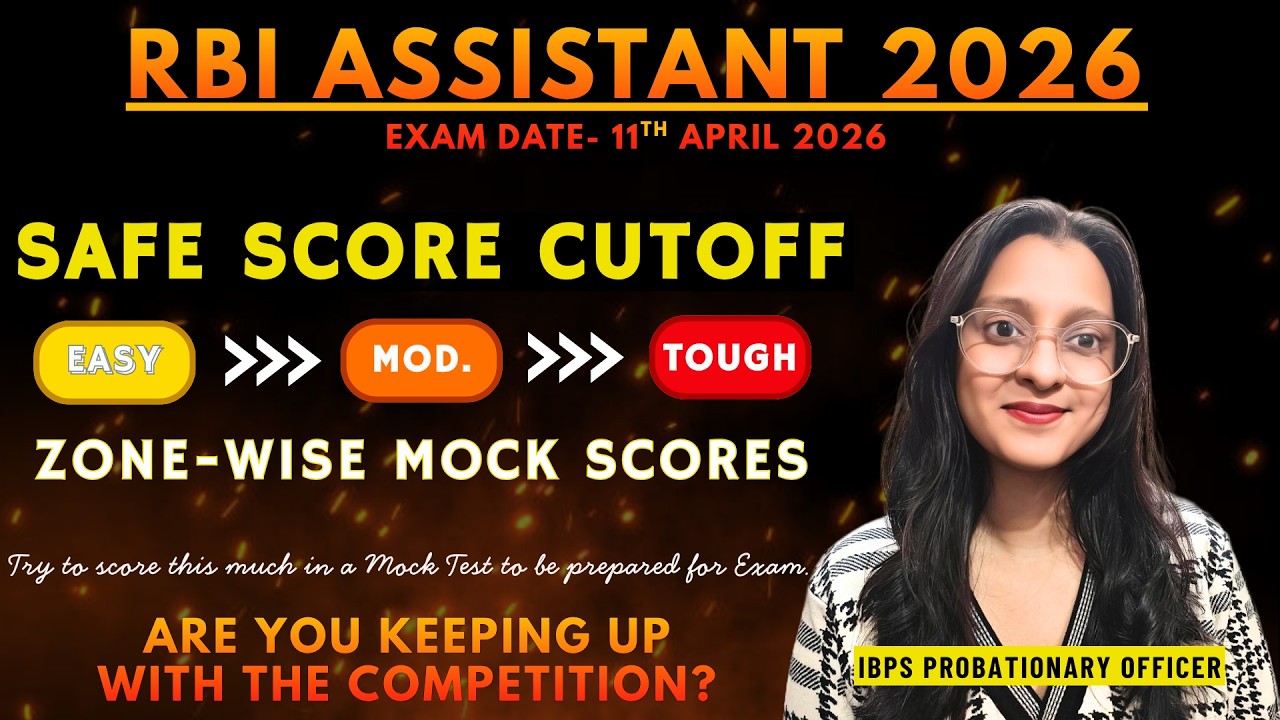 RBI Assistant Prelims Cutoff Safe Score 2026 #banking #rbiassistant