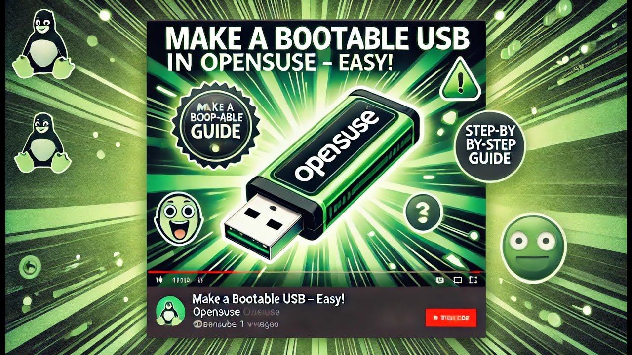 Создание загрузочного USB-накопителя в openSUSE в первый раз: вот что получилось! 🔥 Простое руков...