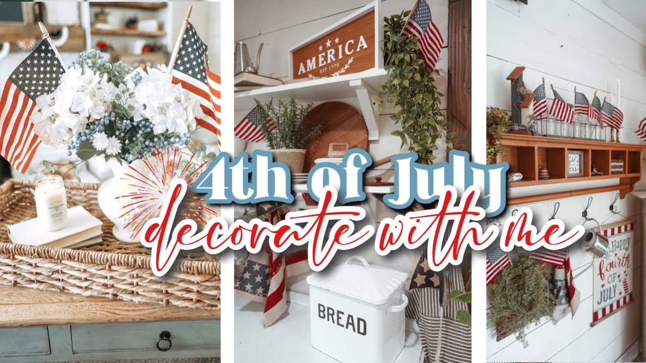 DECORATE WITH ME FOR THE 4TH OF JULY 2022 🇺🇸| New Patriotic Decor Haul