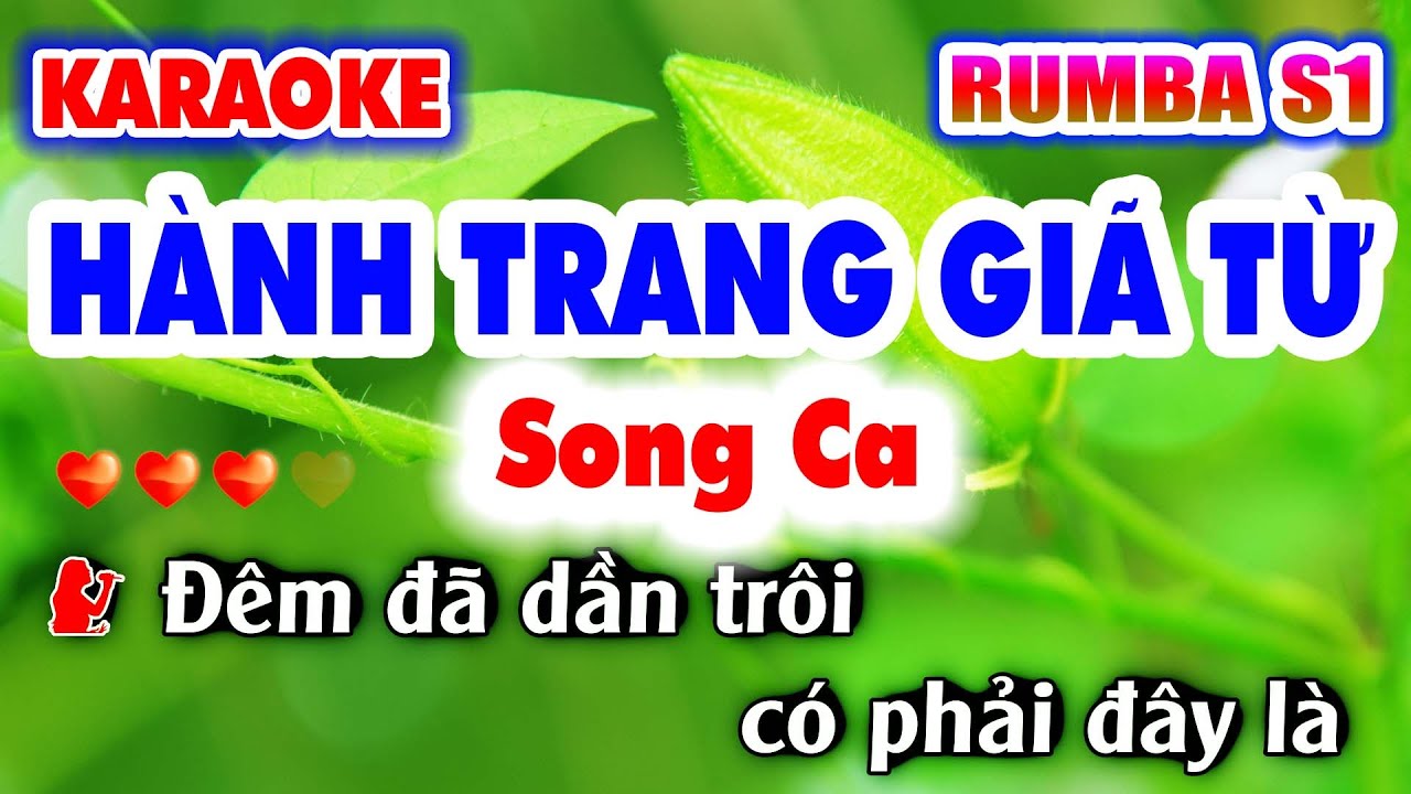 Karaoke HÀNH TRANG GIÃ TỪ | Song Ca 9669 Mới Nhất | Karaoke Nhạc Sống 9669 KLA