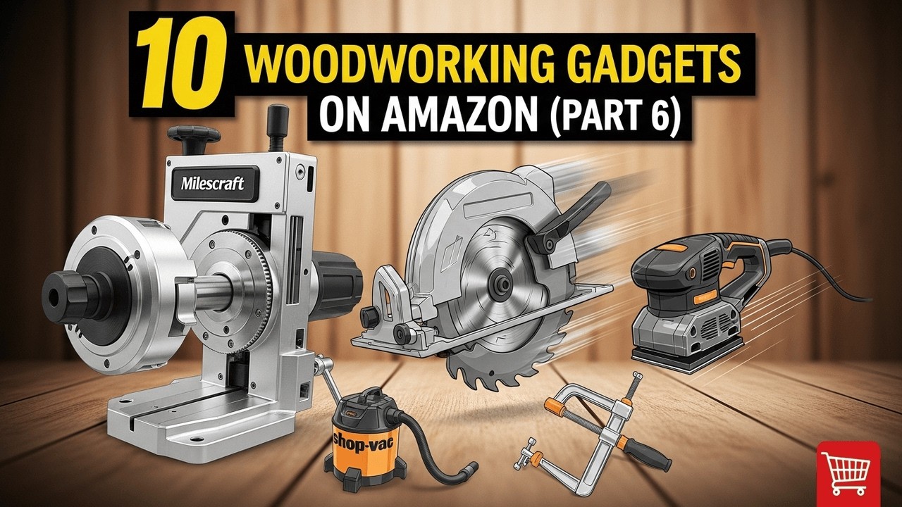 10 WOODWORKING GADGETS ON AMAZON MAKE YOUR WORK FASTER (PART 6)