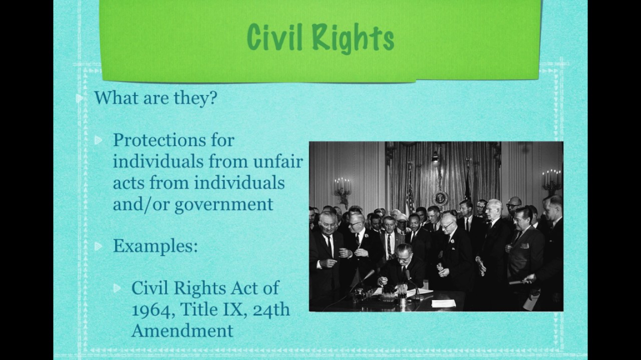 Gov Review Video #46: Civil Liberties and Civil Rights - A Brief Intro