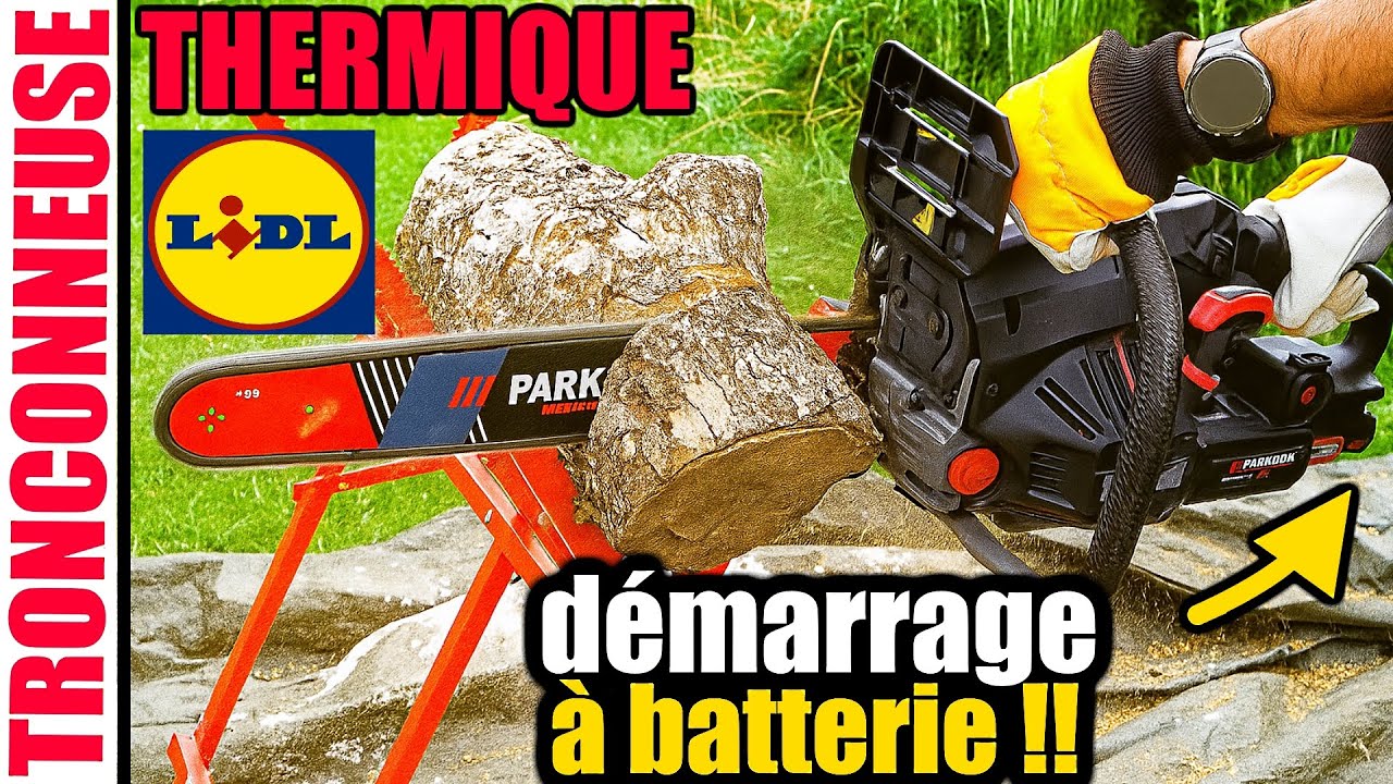 Бензиновая бензопила LIDL PARKSIDE PERFORMANCE с электростартером, тип Husqvarna