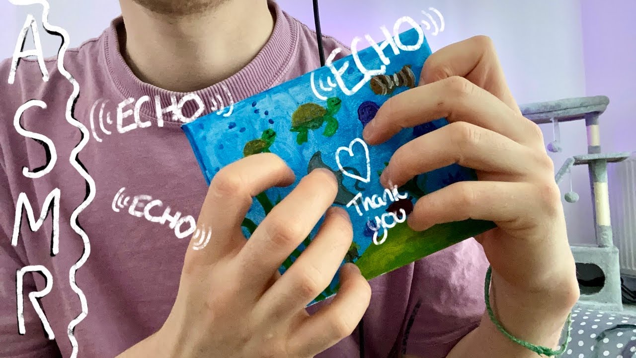 ASMR • Relaxing Echoed Triggers • Whispers, Mouth Sounds, Tingly Words, Fingertip tapping + more!
