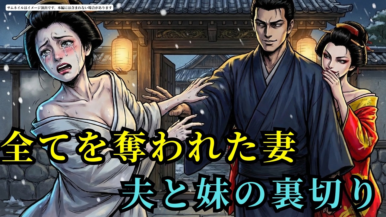 夫と妹に財産を奪い取られ追い出された一人の女性。数年後、彼らはその邪悪な陰謀の代償を払うことになる。(AIフィクション) | 野談 | 伝説 | 昔話 | 説話 | 民話