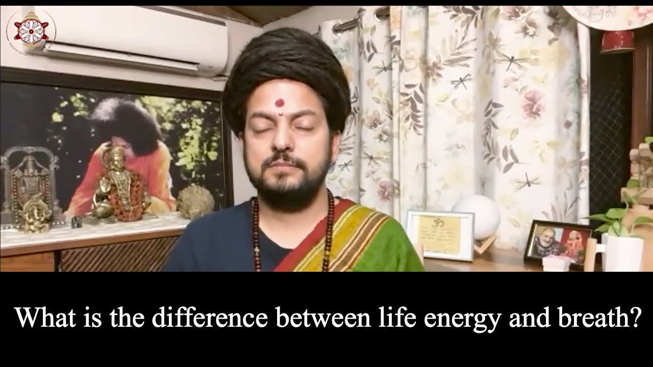 What is the difference between Life Energy(Pranashakti) and Breath? #omnamahashivaya   #yoga