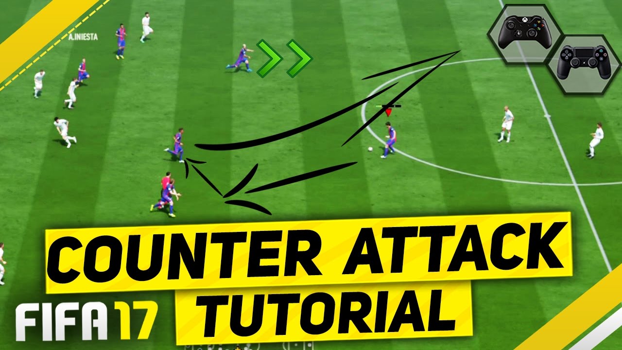 FIFA 17 ATTACK LIKE A PRO TUTORIAL - SIMPLE GUIDE TO SCORE FAST & EASY GOALS - MOST EFFECTIVE TRICKS