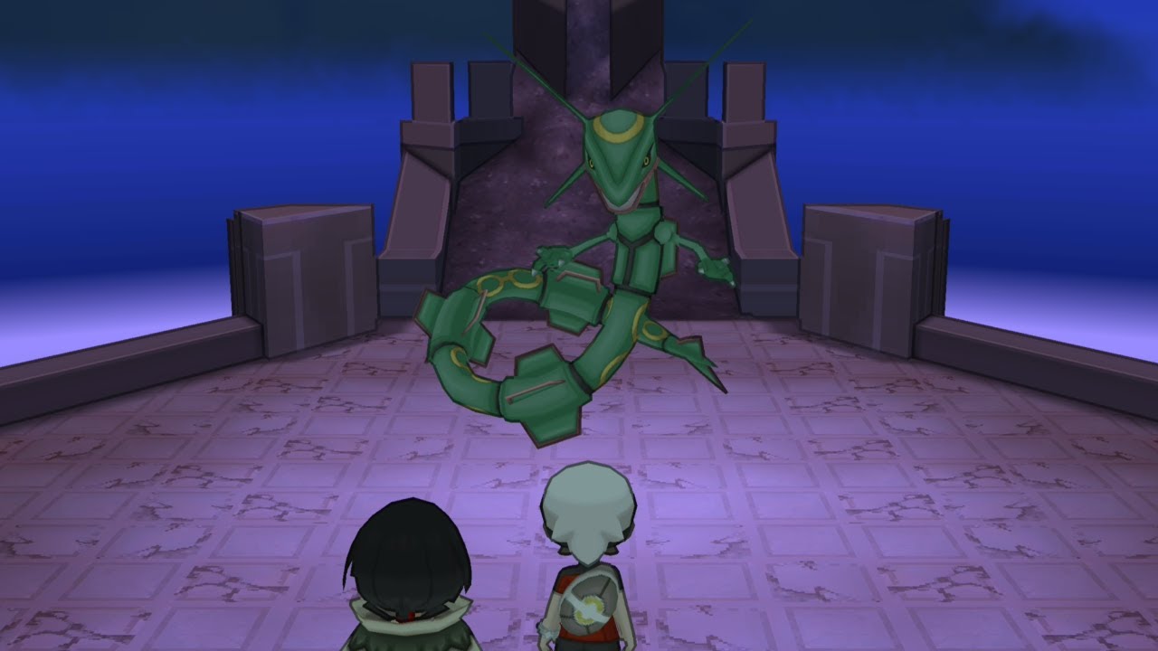 Pokemon Rutile Ruby Vs Rayquaza