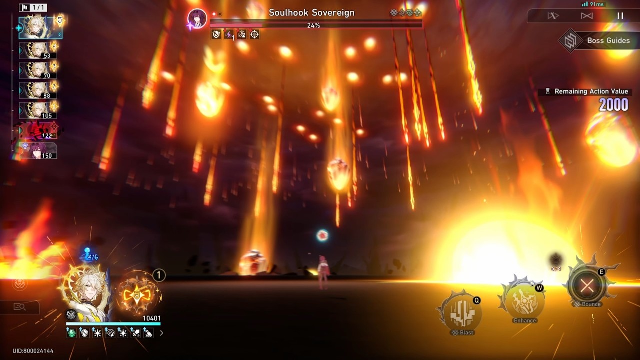 Phainon Bounce RNG | 4000 vs Kafka | Apocalyptic Shadow 3.8-2