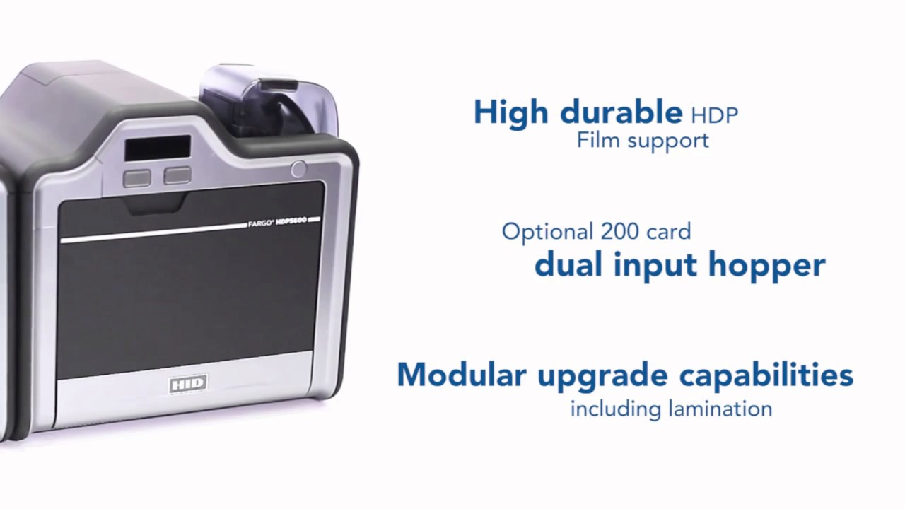 Impresora de tarjets HID FARGO HDP5600 600 dpi