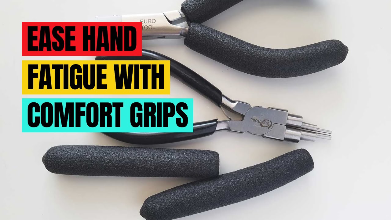 Wondering how to ease hand pain for jewelry makers? These tool grips might help!