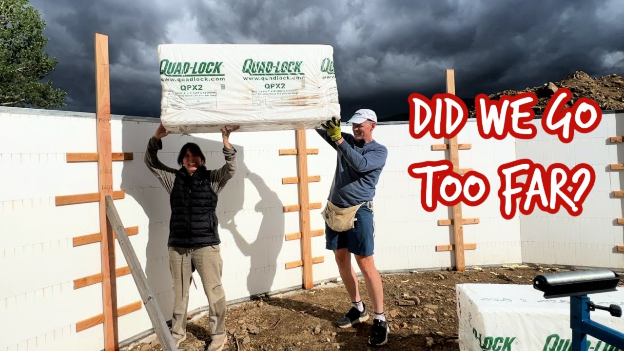 ICF Greenhouse Foundation Completed, BUT will it Pass Inspection?