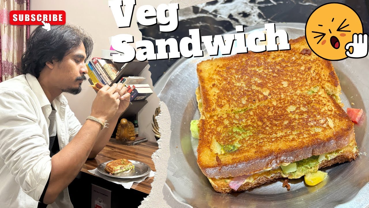 Ghar पर आसानी से बनाये Veg Sandwich | Veg Sandwich बनाने का आसान तरीका 