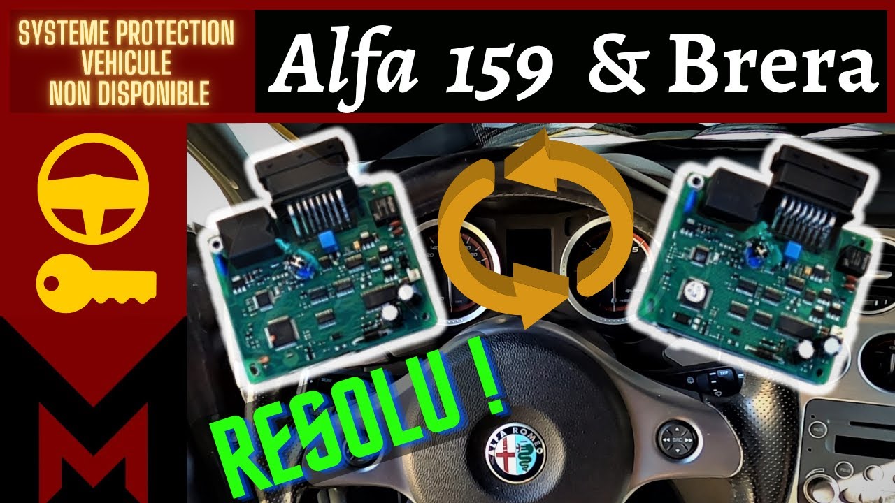 Comment Remplacer le Steering Lock Module 🚖🔑 Alfa Romeo 159 & Brera 🍀 Meca Maniaque 🔧