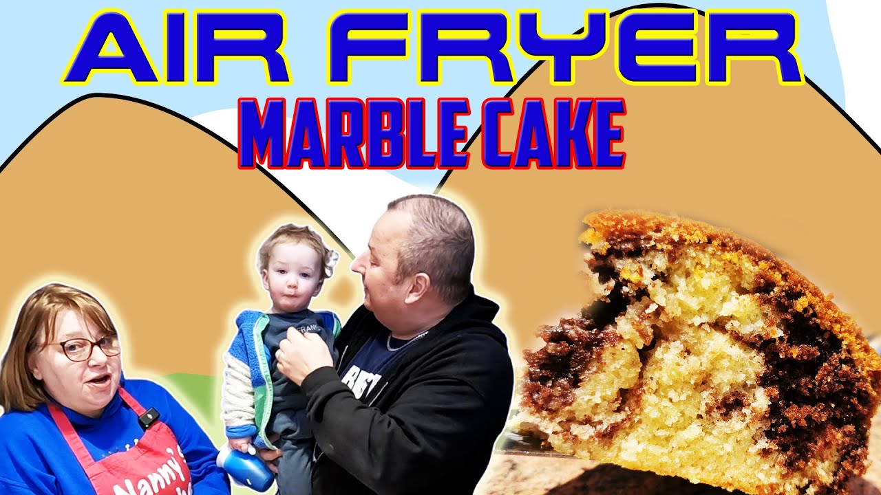 Baking In An Air Fryer - Marble Cake So Tasty