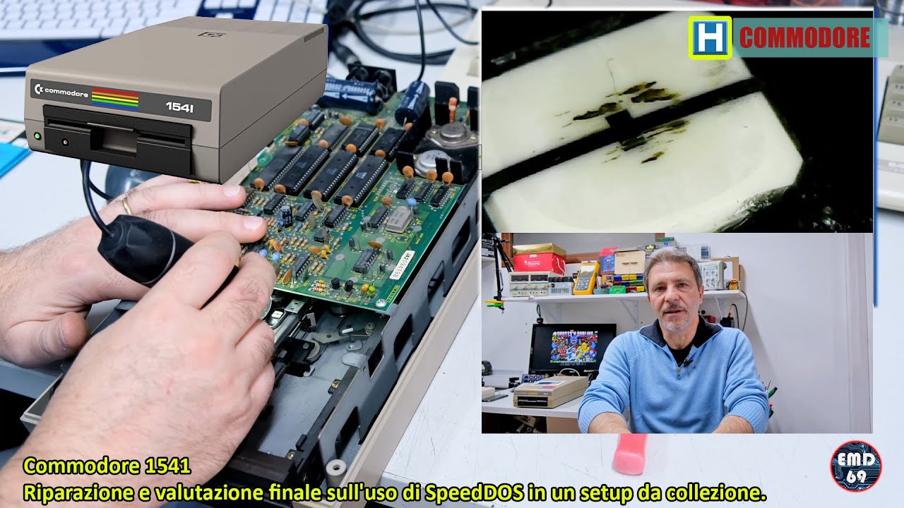 Il VECCHIO 1541 Rinasce! Riparazione e Valutazione SpeedDOS su C64 da Collezione 💾⚡