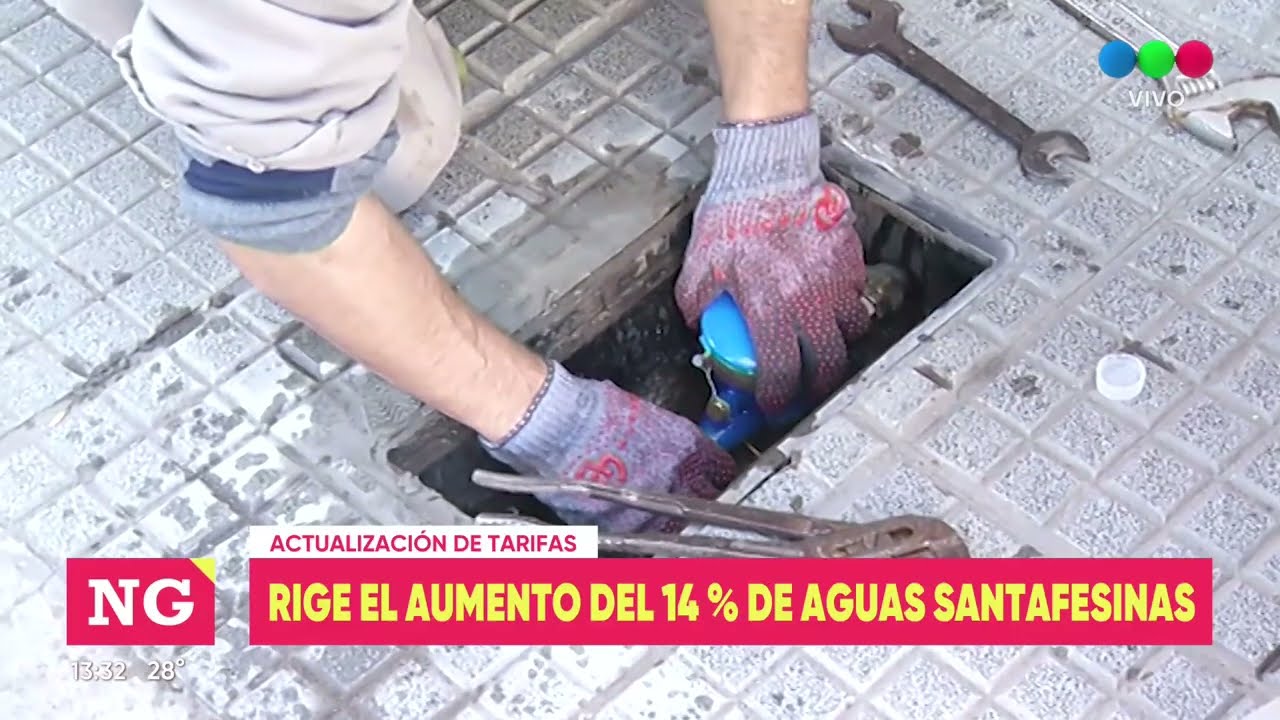 Rige el aumento en las boletas de aguas santafesinas