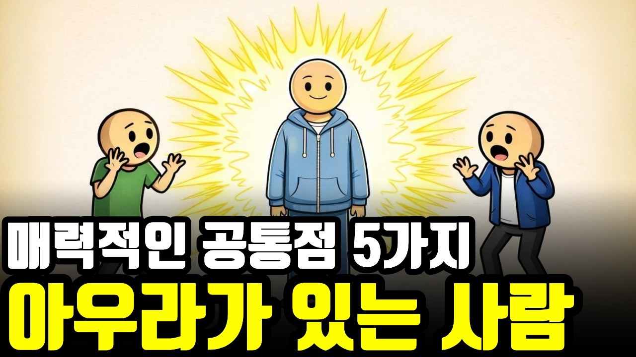 함부로 대하기 어려운, 아우라가 있는 사람 특징 5가지