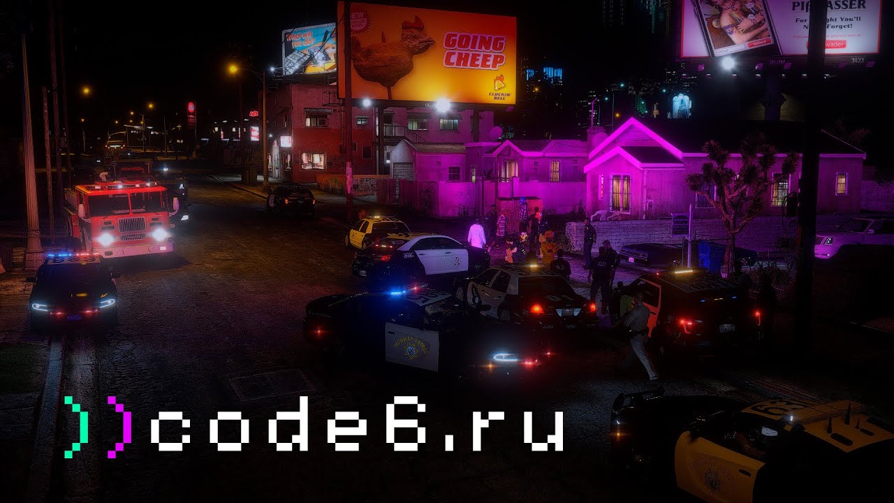 ОПАСНАЯ НЕОЖИДАННОСТЬ (ДОРОЖНЫЙ ПАТРУЛЬ) | code6 | GTA 5 ROLEPLAY