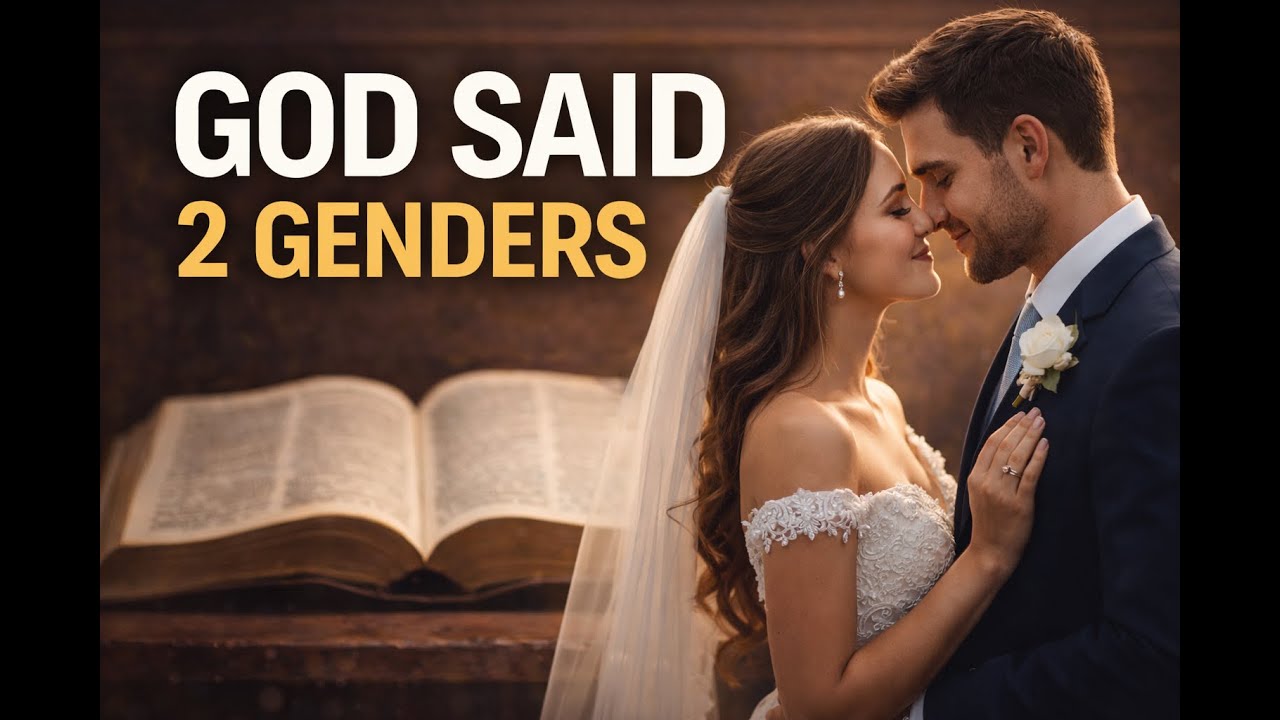 GOD SAID ONLY 2 GENDERS - MALE AND FEMALE - GOD HAS NOT CHANGED HIS MIND.