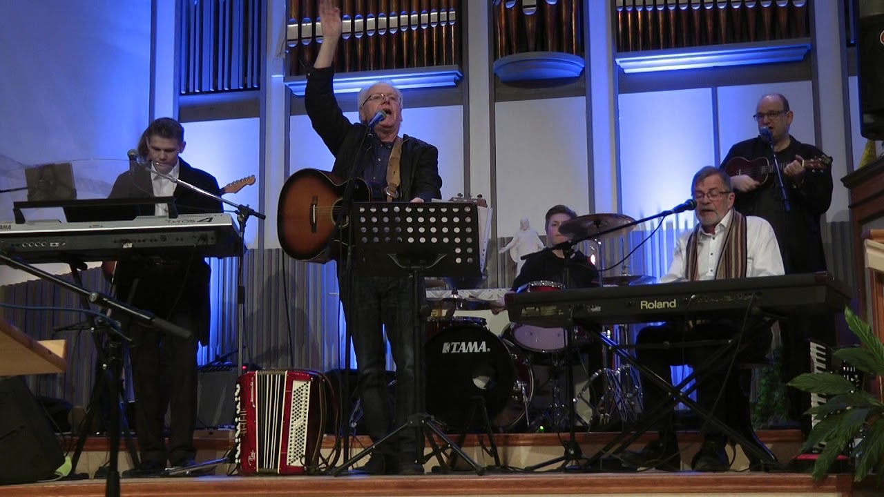 Lindbergarna och Lennart Larsson i Sunne Missionskyrka lördagen den 24 mars 2018