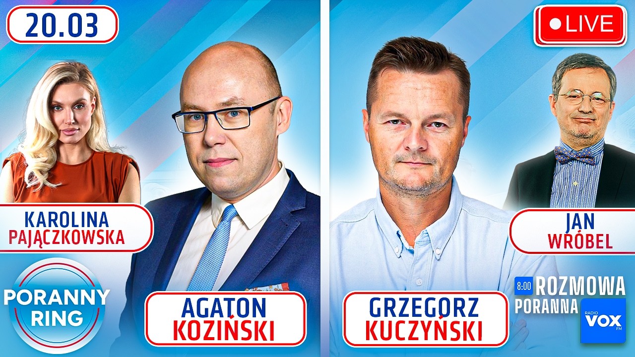 🔴 PORANNY RING 7:30 - AGATON KOZIŃSKI, GRZEGORZ KUCZYŃSKI