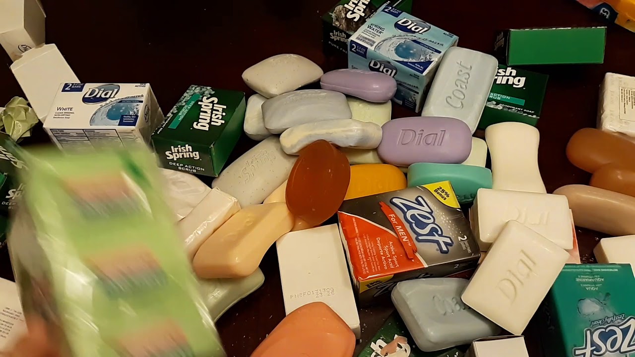 Unpackaging small soap haul
