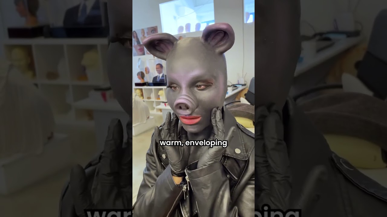 Silicone female pig mask interview - crea fx