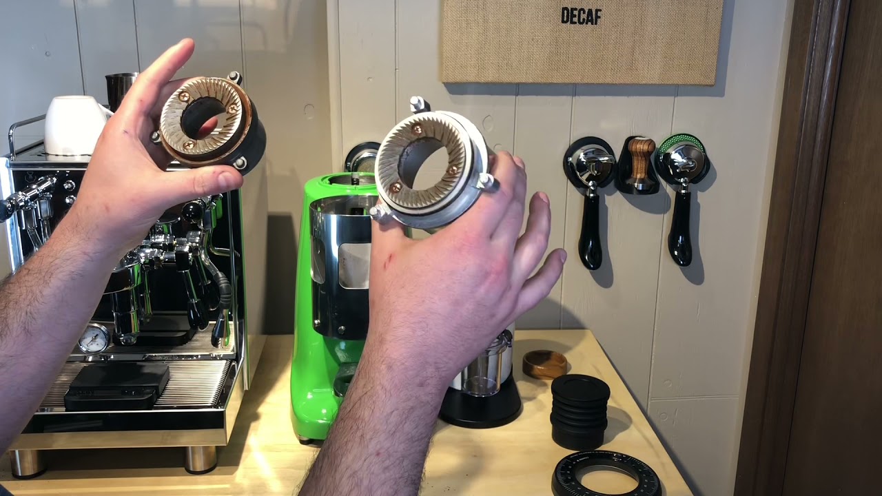 Turin DF64/Mazzer Super Jolly Burr Comparison - Espresso Outlet
