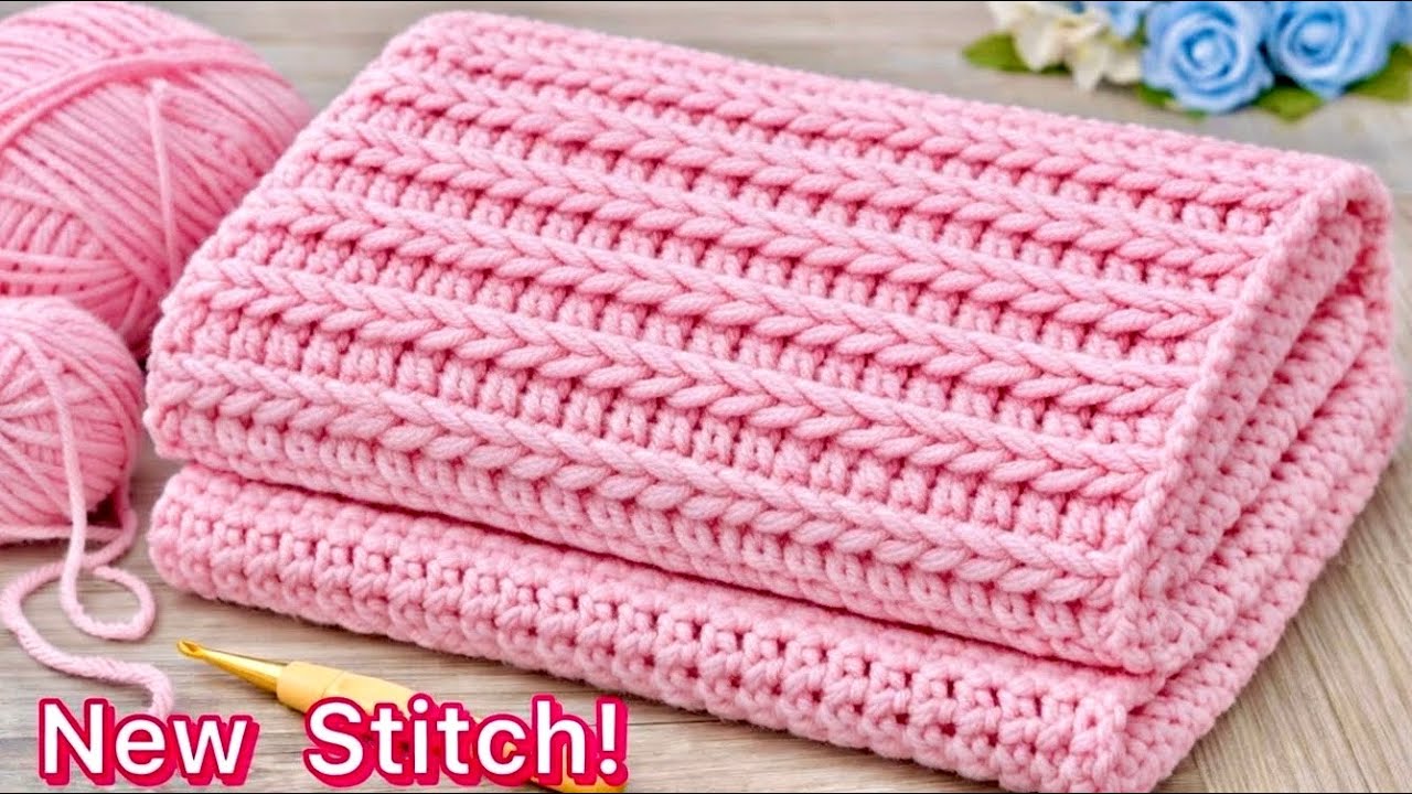 This Easy & Beautiful Baby Blanket Pattern!😍Blanket, Top, Bag & Shawl Step by Step