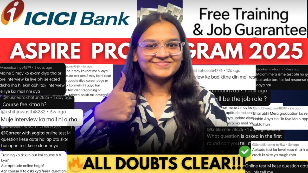 🔥 ICICI – All Your Questions Answered!Aspire Program 2025 ! Don't Miss This