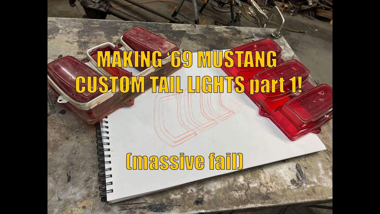 Изготовление на заказ задних фонарей и реставрация приборной панели для Mustang 69!!