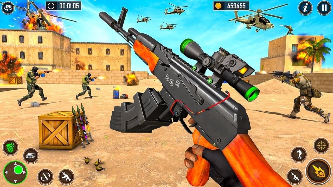 Real Commando Secret Mission - Banduk Wala Game - Android Gameplay 