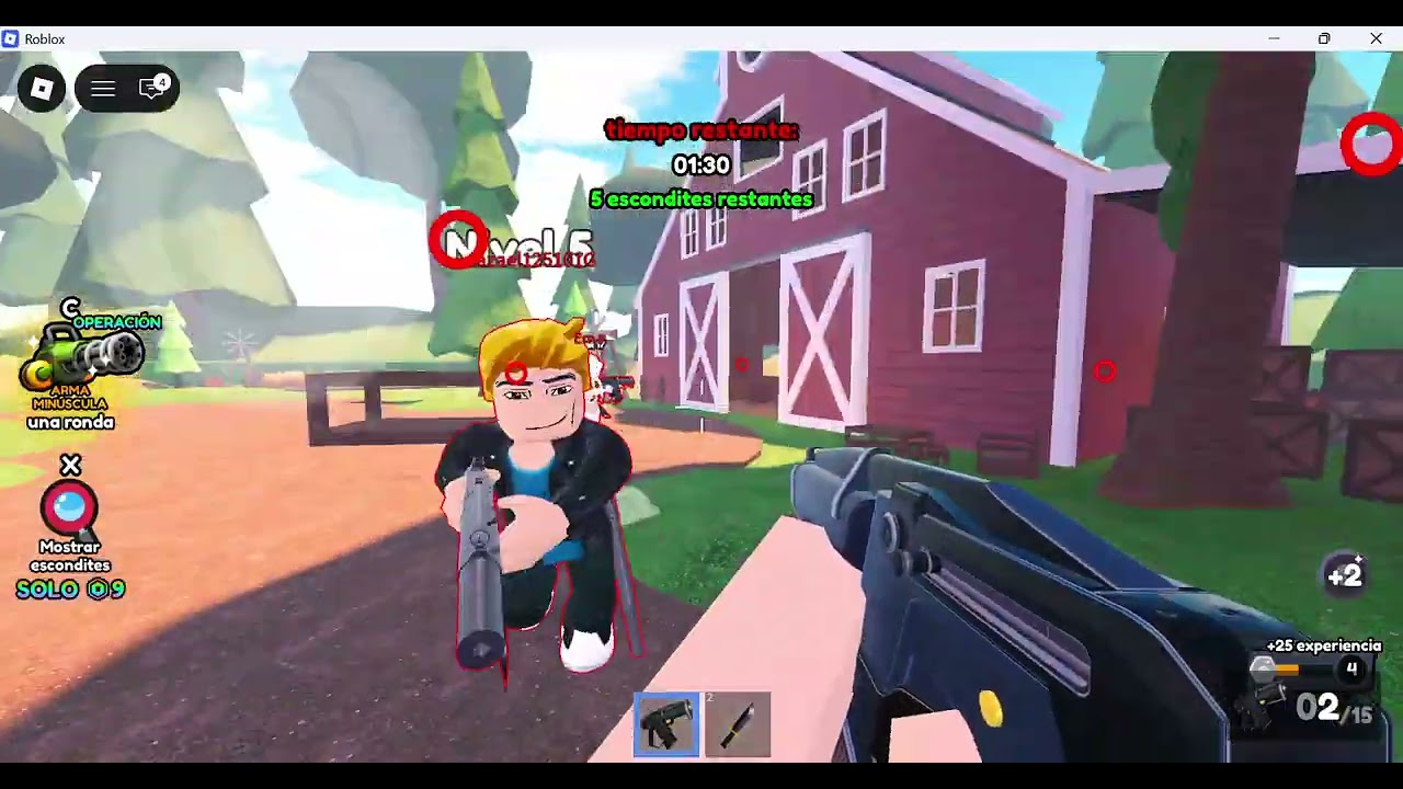 Jugando esconderse o encontrar