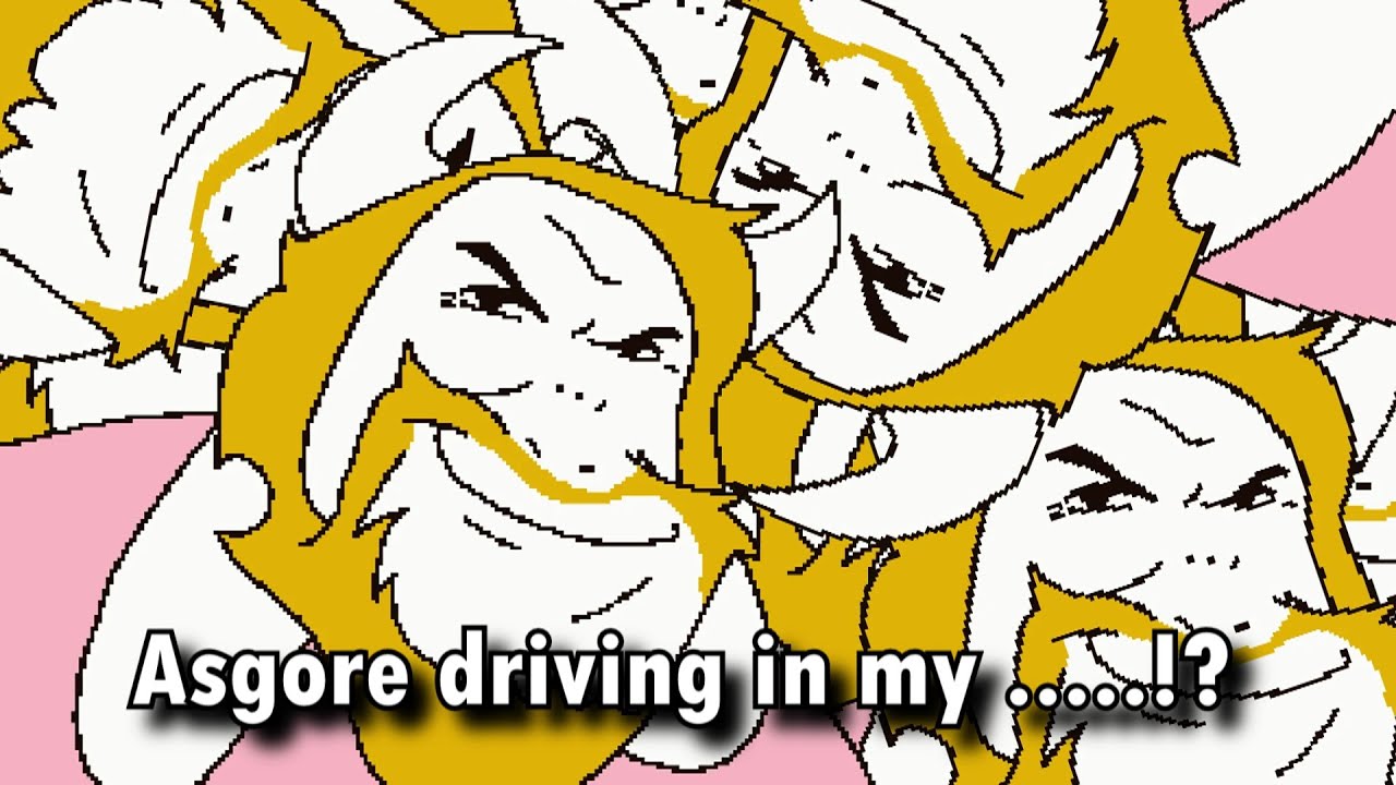 Asgore Driving in my car,deer,beer,gas,@ss,lizard etc