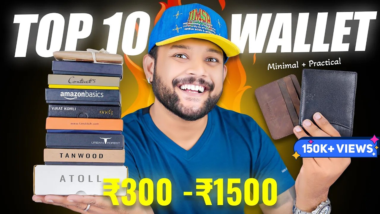 10 BEST WALLETS FOR MEN UNDER 500/1000 ON AMAZON 🔥  Wallet Haul Review 2025 | ONE CHANCE