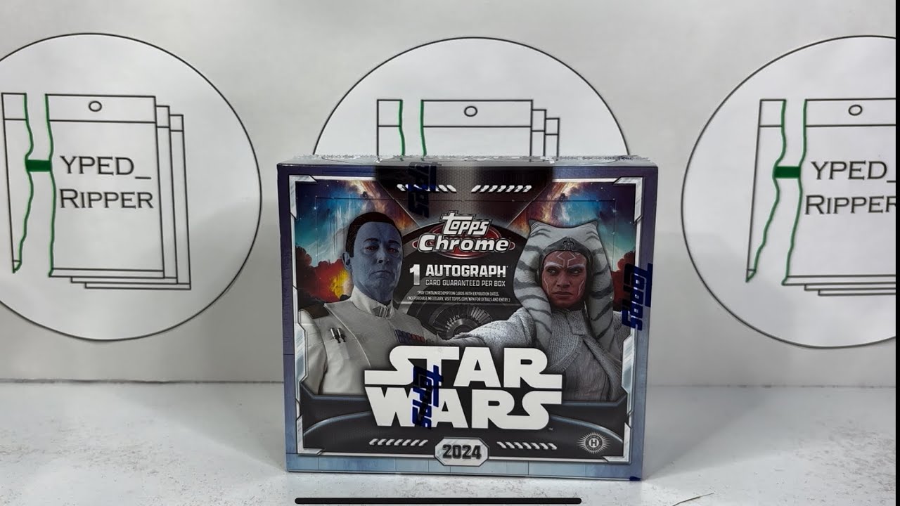 Topps Chrome Star Wars 2024!! /5 Aurebrush and Gold Sketch Pulled!! What a box!