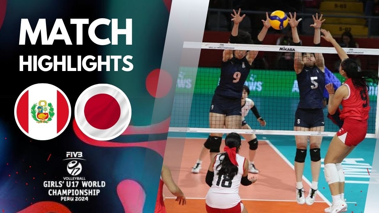 PERU 🆚 JAPAN [4K]  | Highlights | Girls U17 World Championship 2024