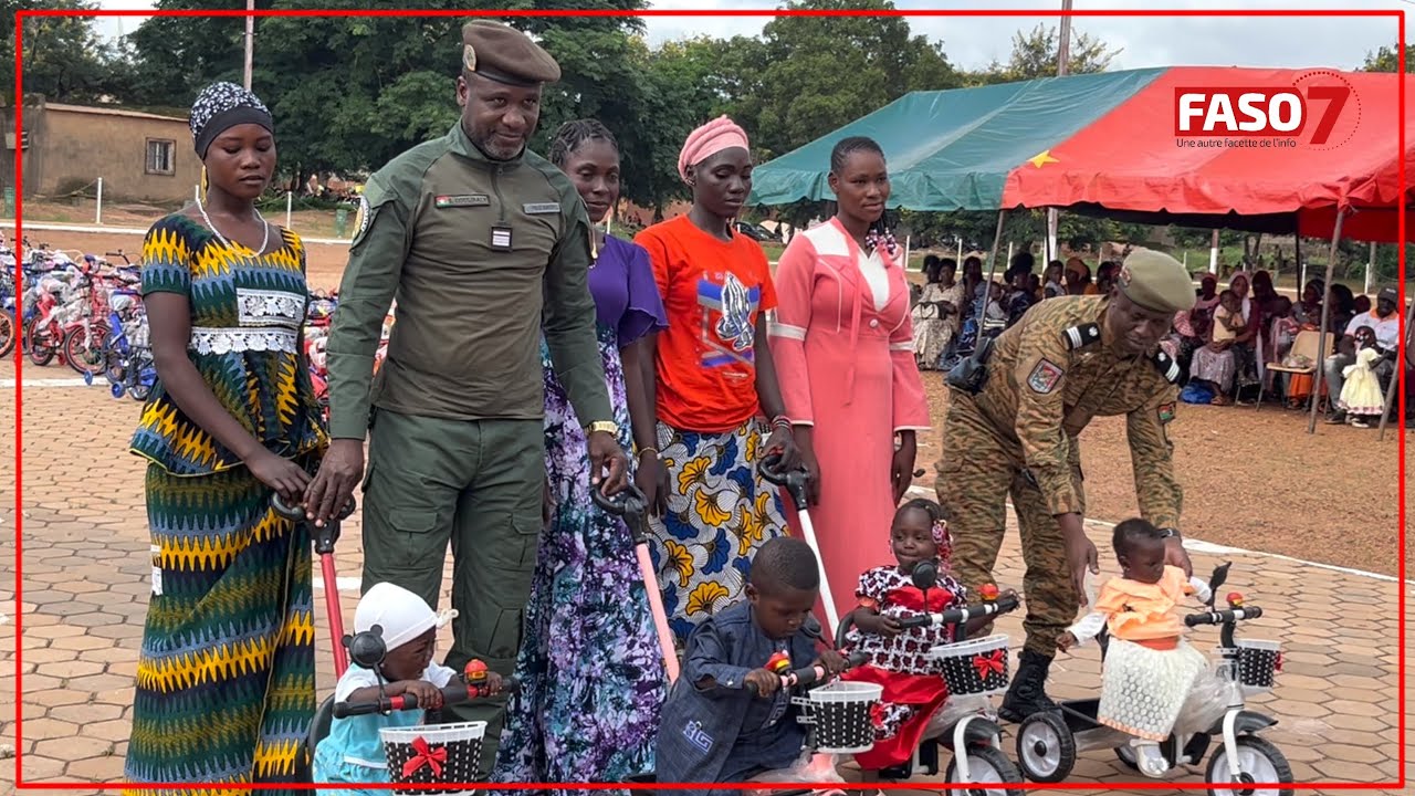 Burkina Faso : « Sagesse dans la réussite » offre des vélos aux orphelins des FDS et VDP tombés