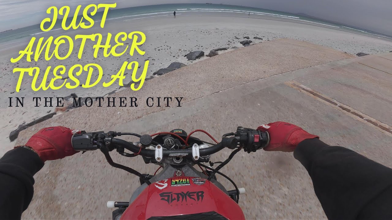 Daily shenanigans (wheelies, spot check, beach stop)
