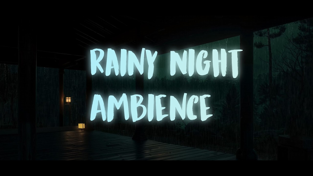 💤 Peaceful Rainy Night Cabin | Insomnia Relief & Deep Sleep Ambience