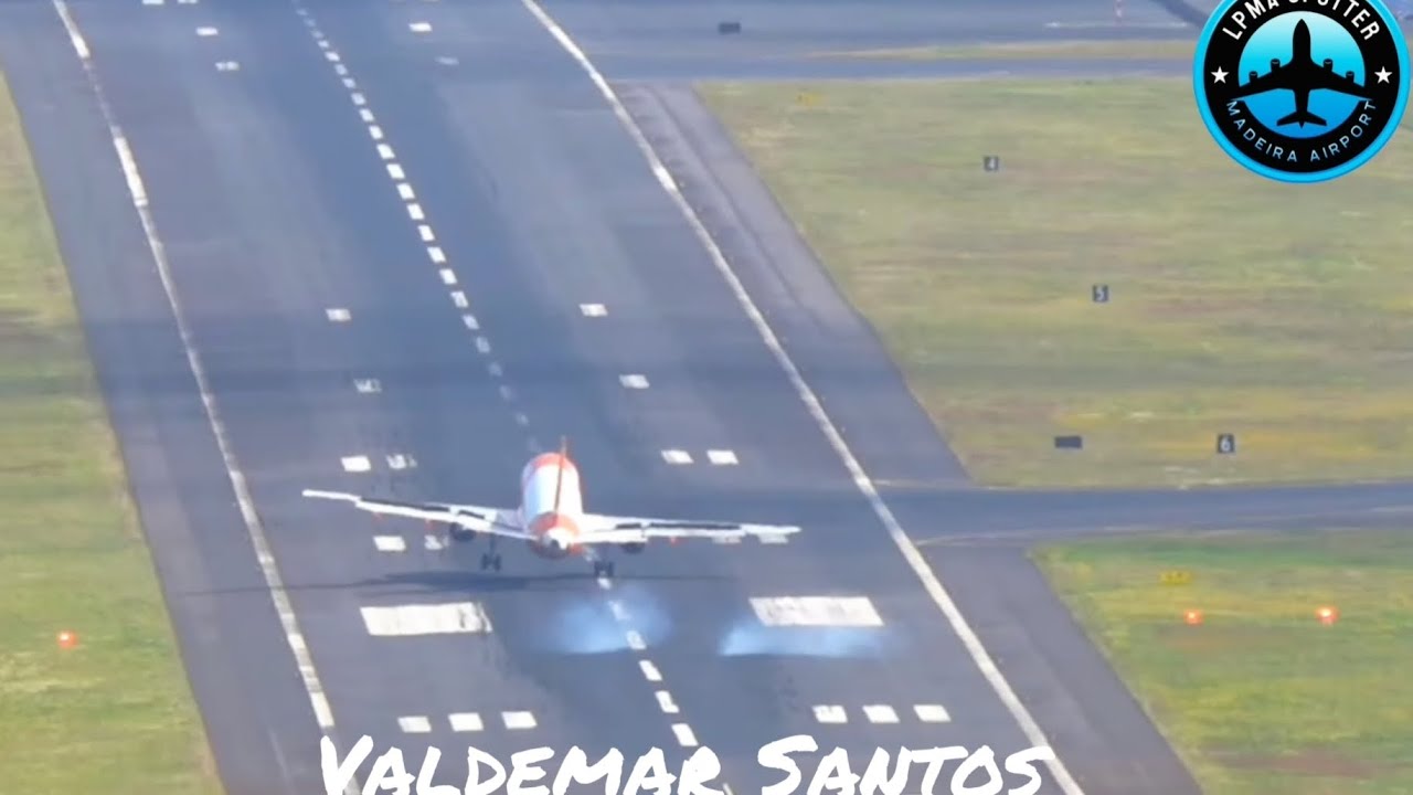 DOUBLE TOUCH AND DOUBLE GO AROUND A320 at Madeira Airport ✈️