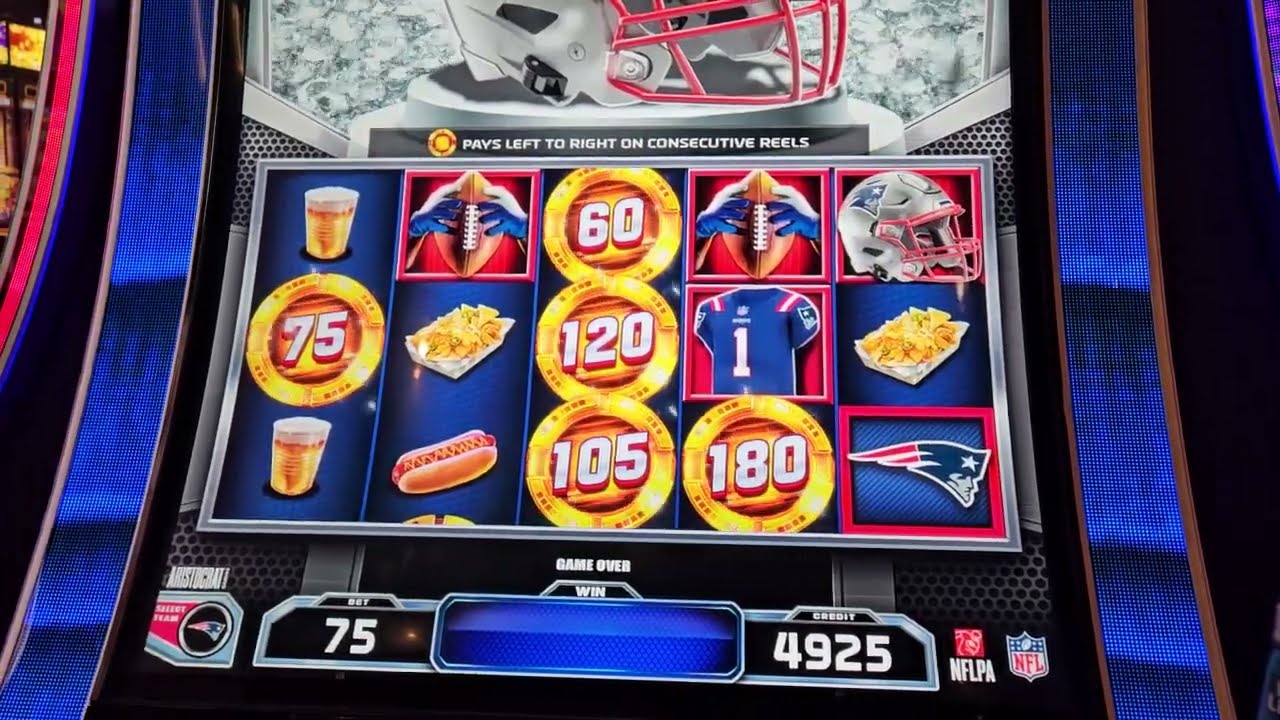NEW NFL SLOT MACHINE YES PATRIOTS PAID THE MOST