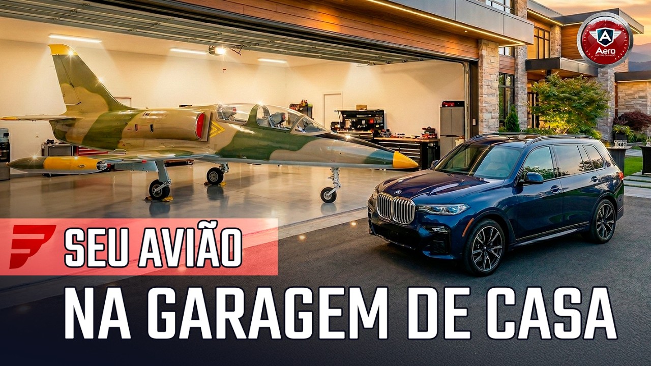 Eles GUARDAM o AVIÃO em CASA - Conheça o FLY VILLE em Santa Catarina