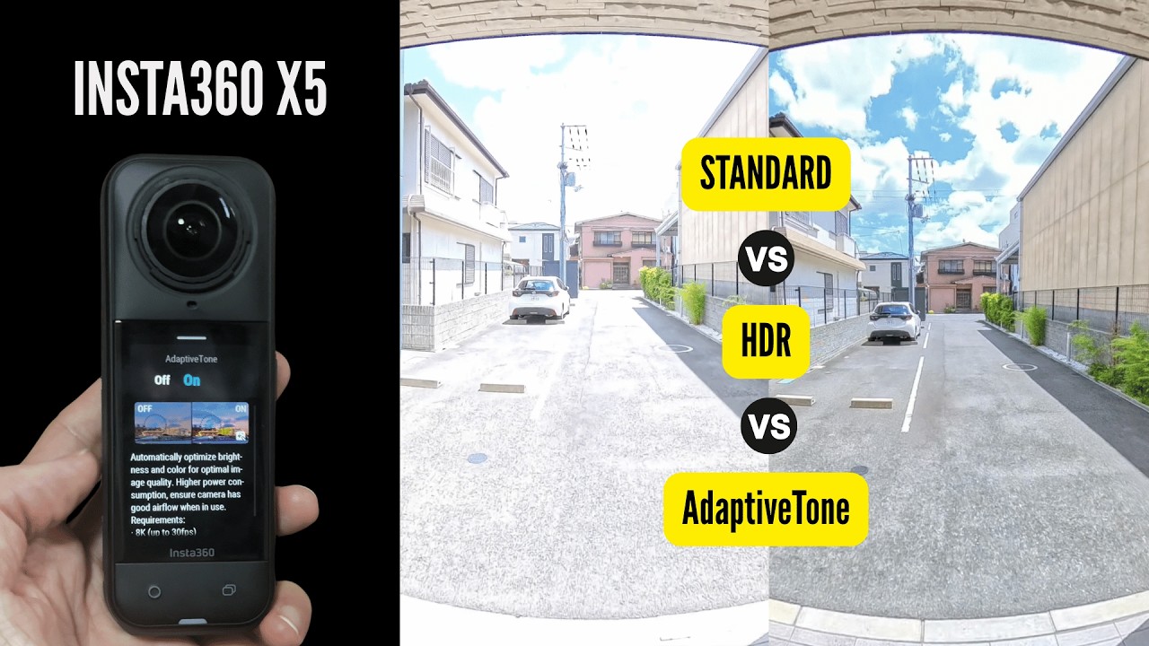 Insta360 X5 HDR Problem Fixed? AdaptiveTone vs Active HDR Comparison