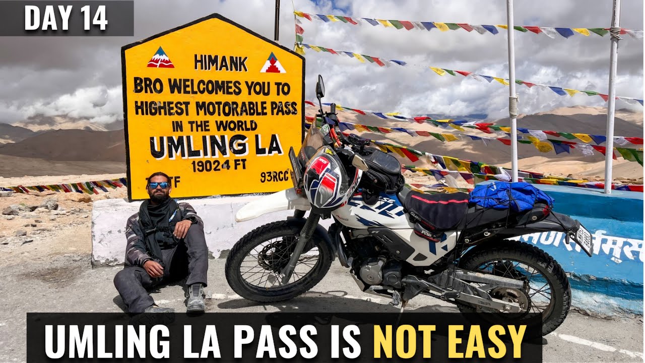 LADAKH RIDE DAY 14 | HANLE TO UMLING LA PASS VIA PHOTILA PASS AND RETURN BACK NURBULA TOP