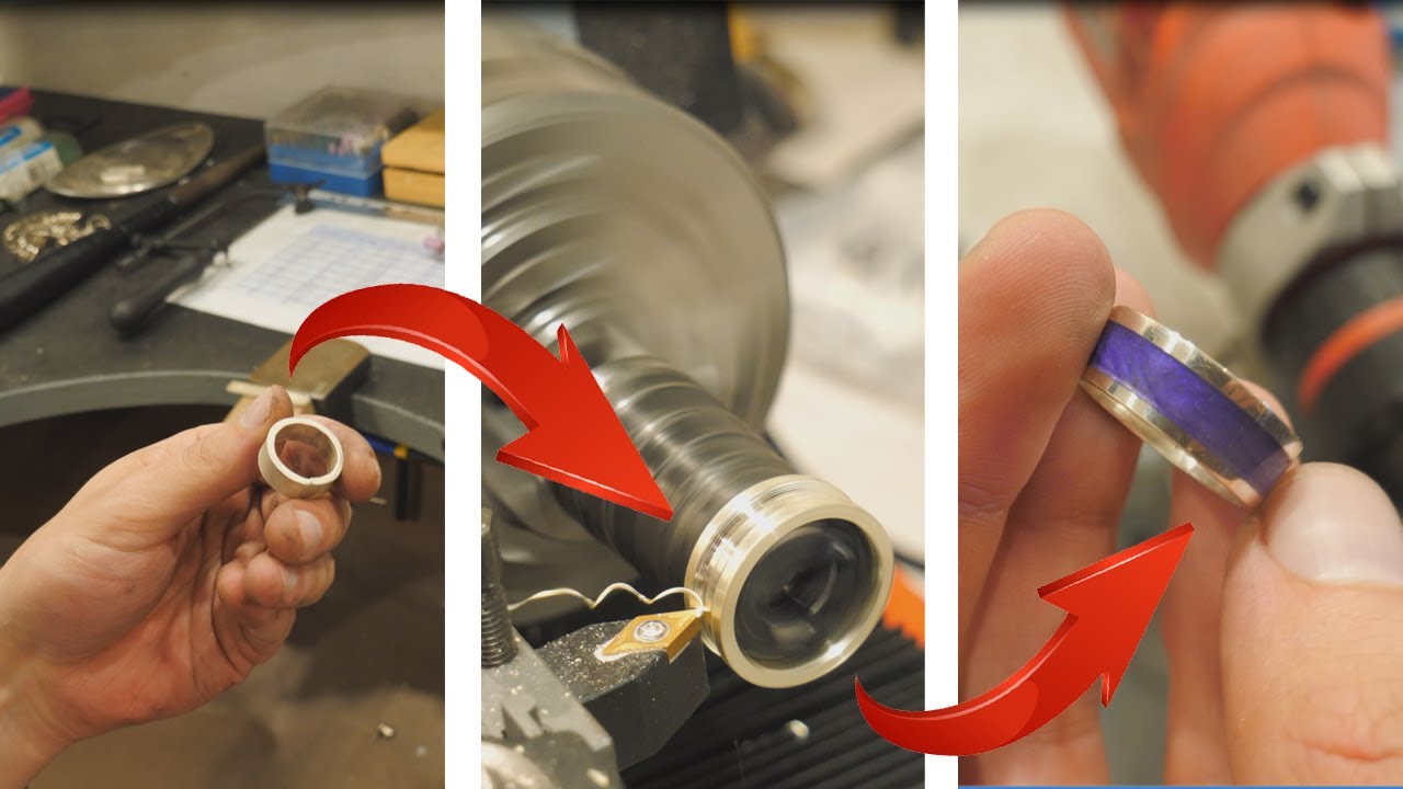 Make a Silver Ring With Lathe